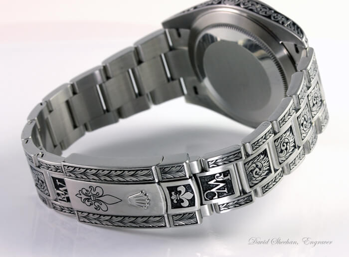 Rolex watch engraving